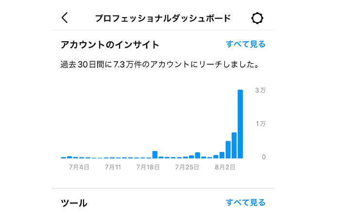 インスタ実績
